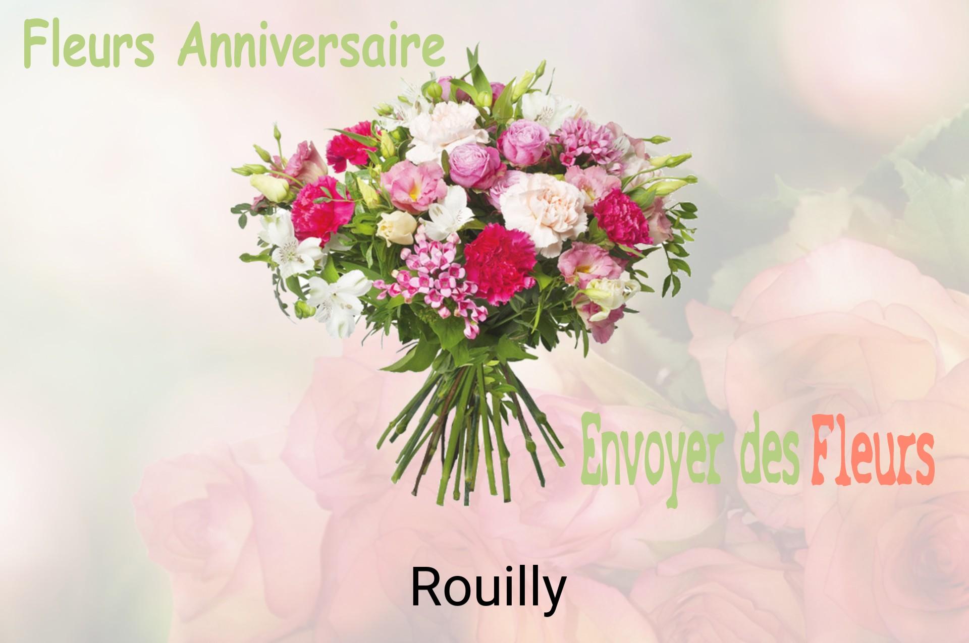 Bouquet de fleurs d’anniversaire livré à Rouilly